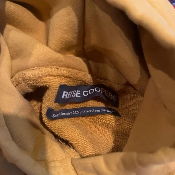 Reese Cooper Mustard Graphic Men's Sweater
